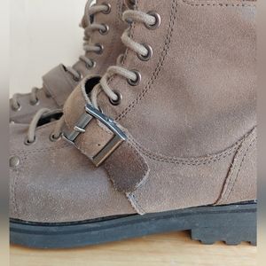 Boots Leather Suade POLO Lace Ankle Protect 13D MCalton